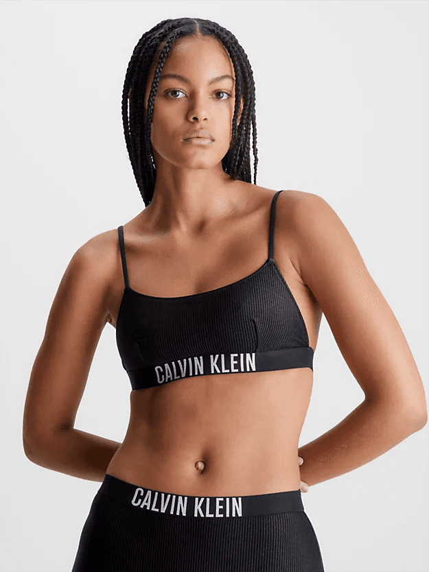 Γυναικείο Μπικίνι Τοπ Μαύρο Calvin Klein KW0KW01969-BEH