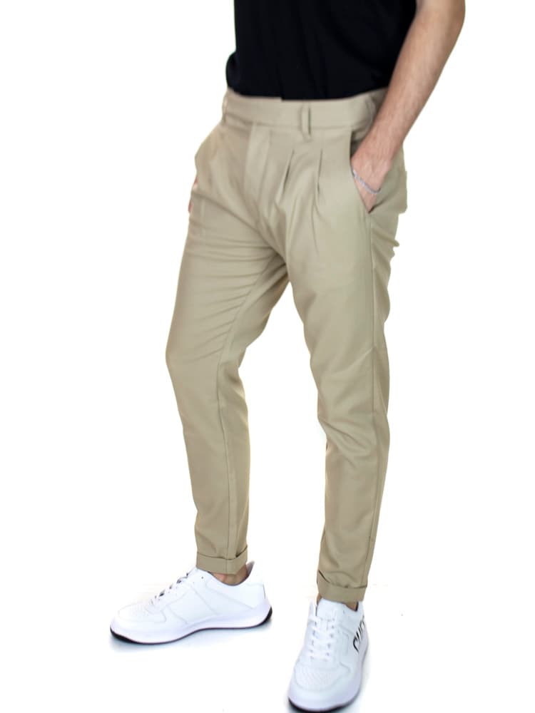 Ανδρικό Παντελόνι Μπεζ Royal Denim RAVENA21-SAFARI