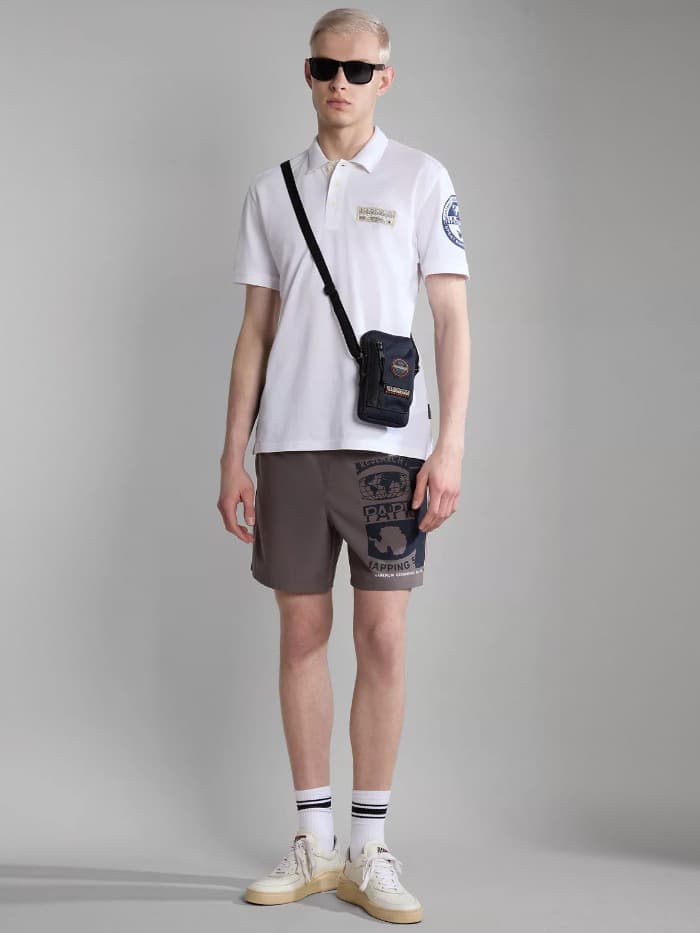 Ανδρικό V-Galapagos Μαγιό Γκρι Napapijri NP0A4GZB-H311