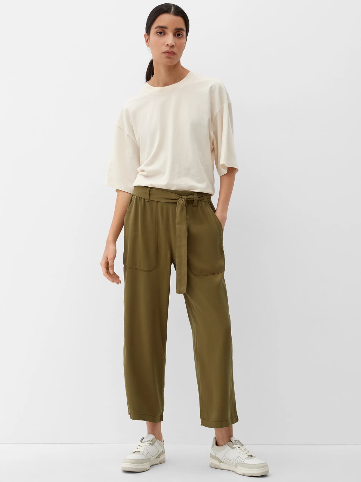 Γυναικείο Παντελόνι Λαδί S.Oliver 2127845-7723