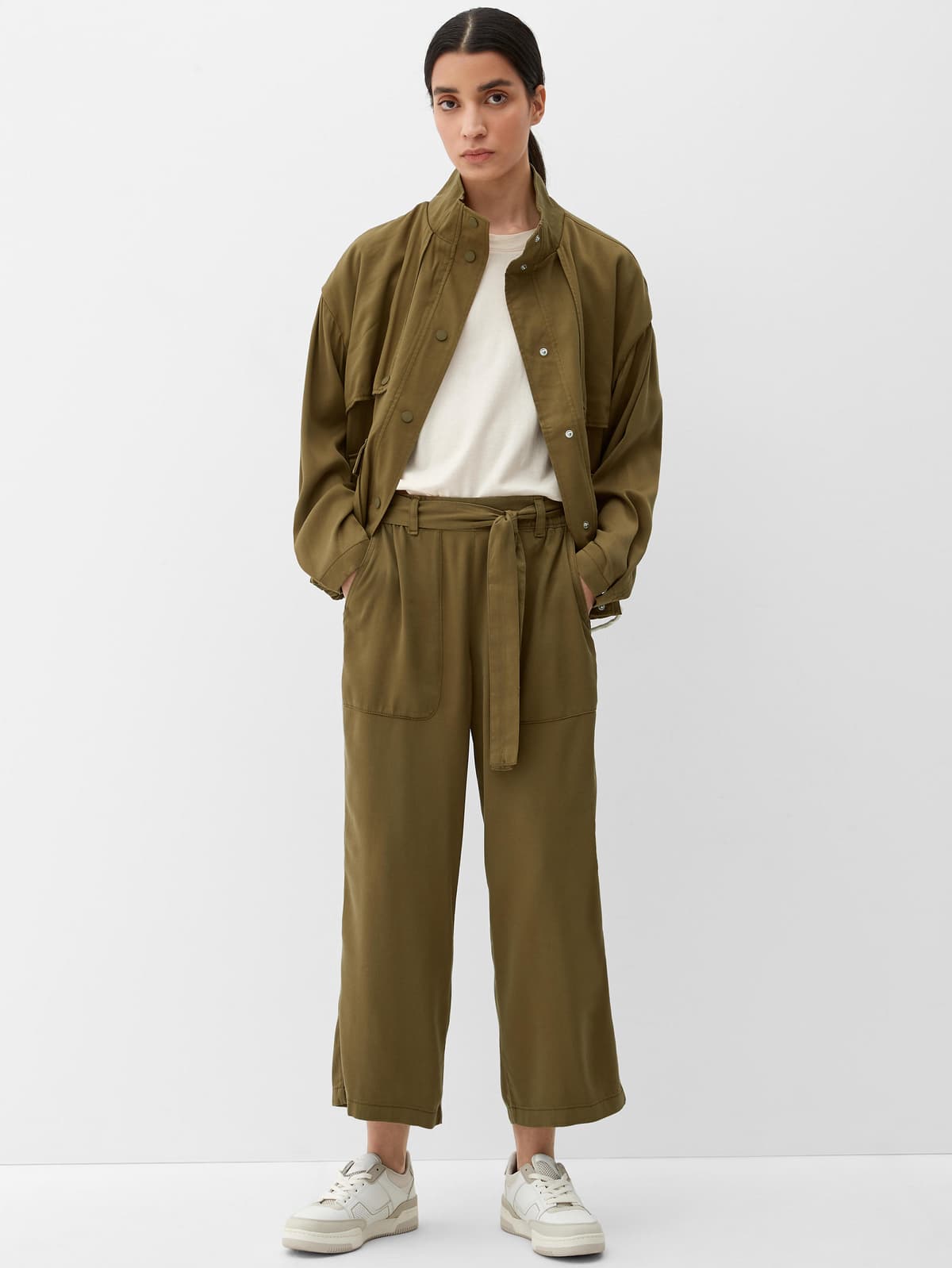 Γυναικείο Παντελόνι Λαδί S.Oliver 2127845-7723