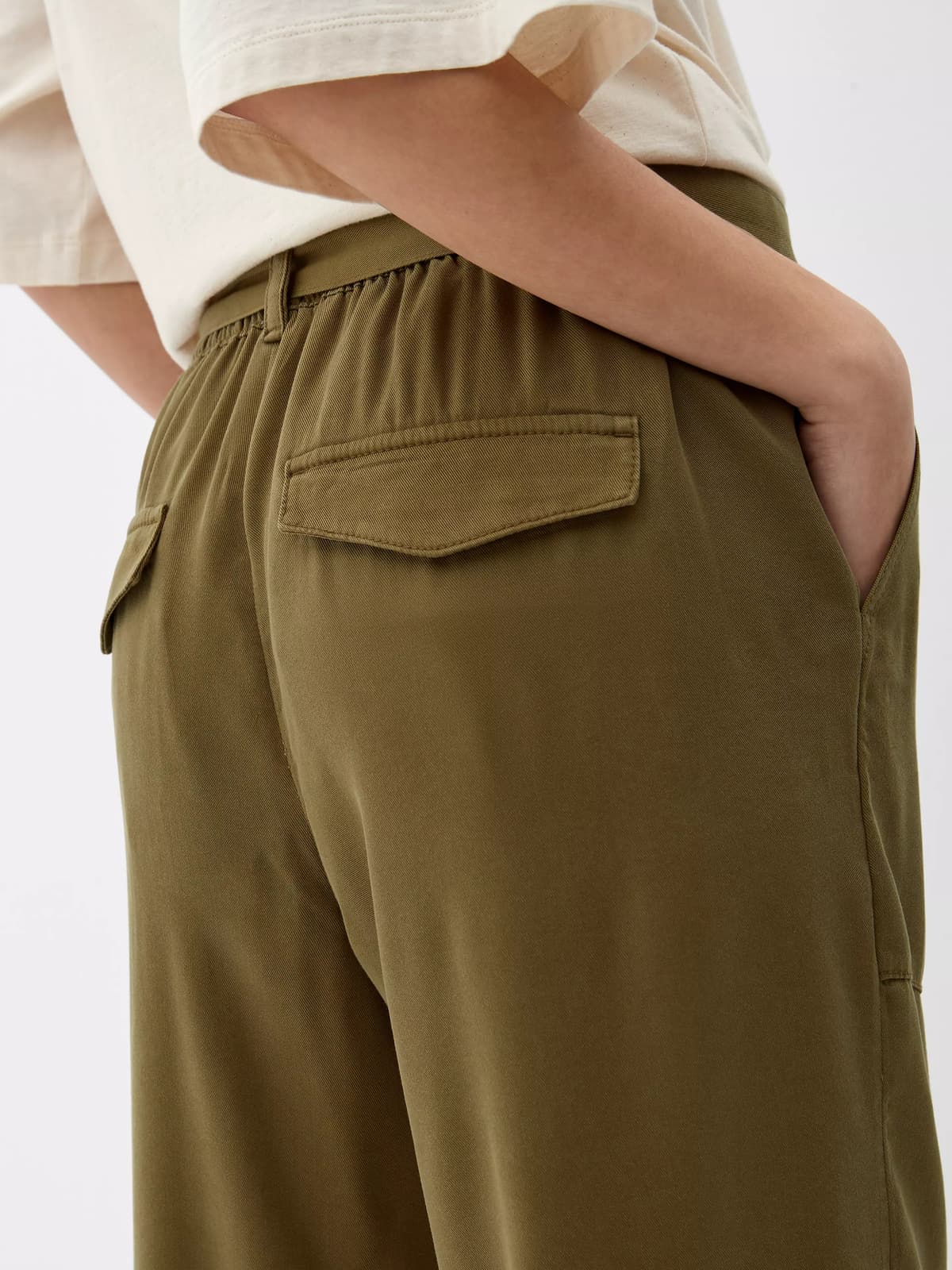 Γυναικείο Παντελόνι Λαδί S.Oliver 2127845-7723