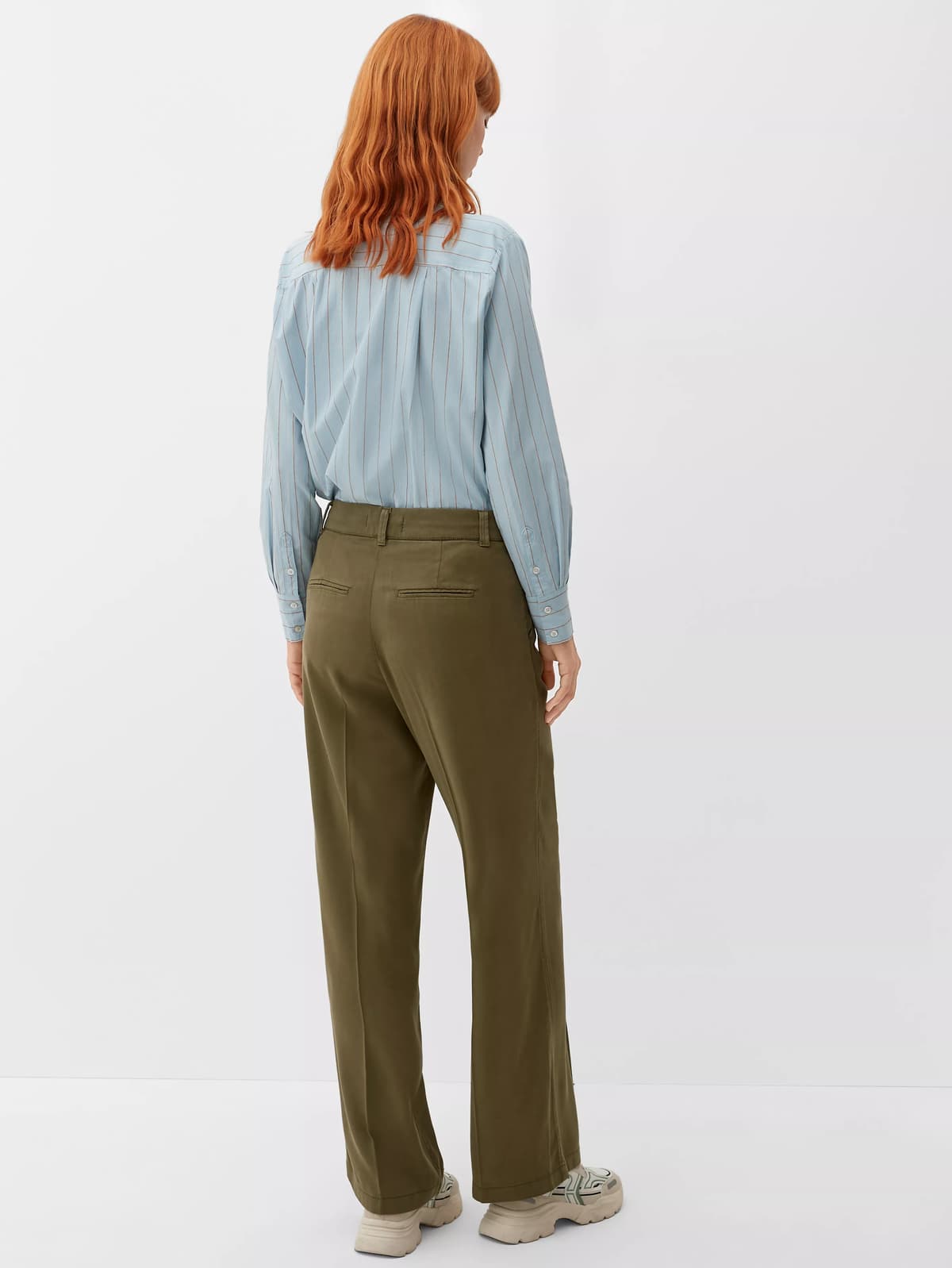 Γυναικεία Παντελόνα Λαδί S.Oliver 2130316-7723