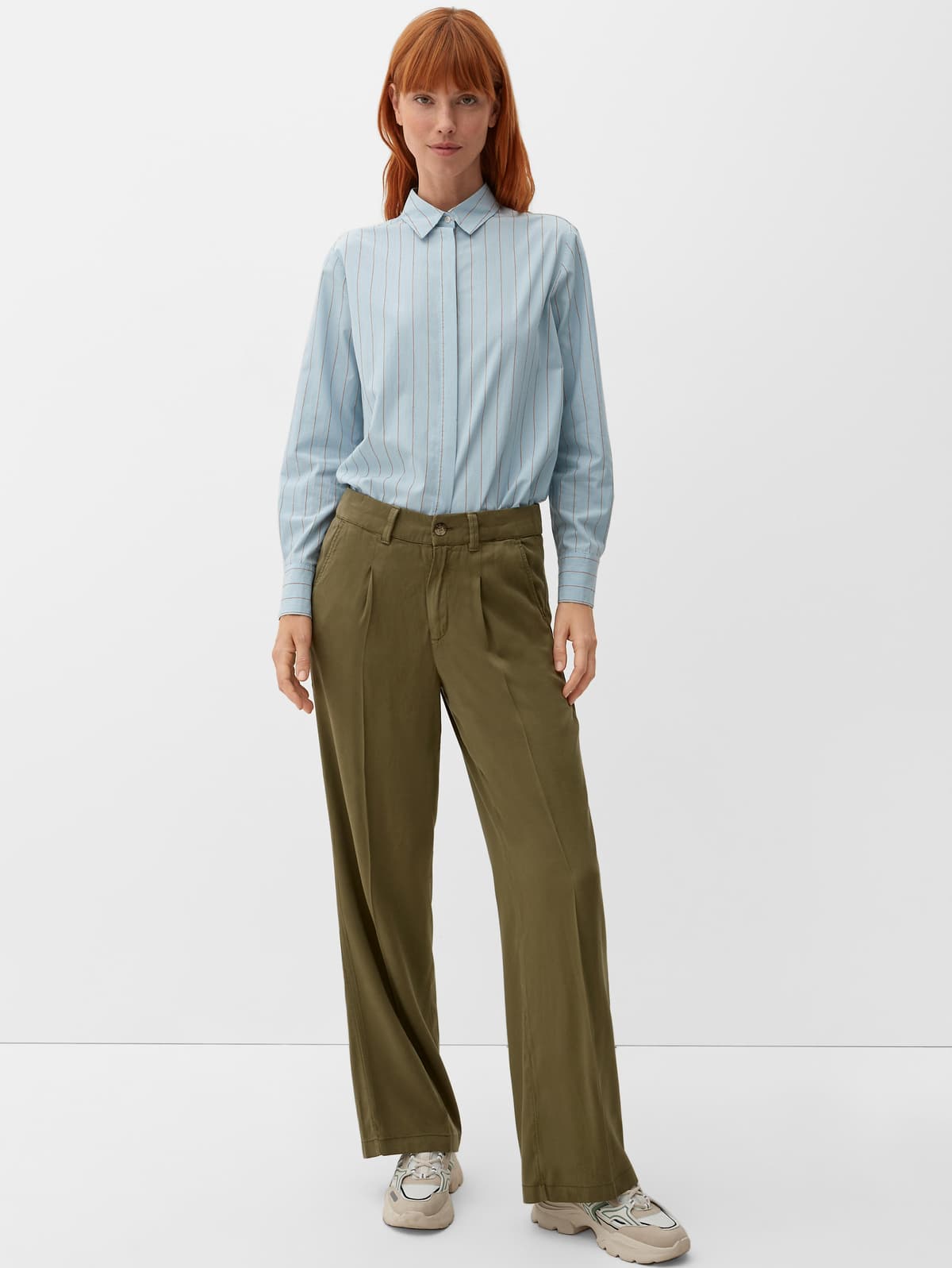 Γυναικεία Παντελόνα Λαδί S.Oliver 2130316-7723