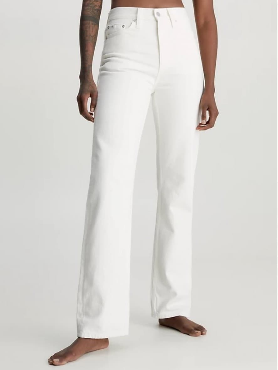 Γυναικείο Τζιν Λευκό Calvin Klein J20J220185-1AA