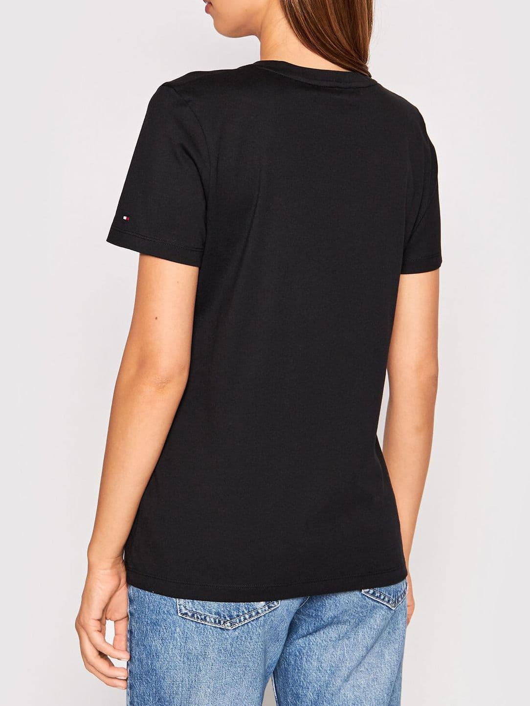 Women's T-Shirts Tommy Hilfiger Black