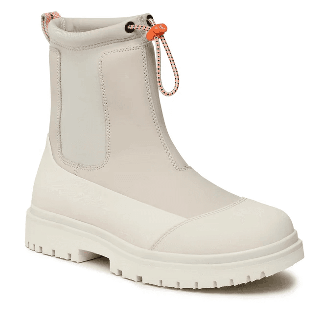 Γυναικεία Chunky Chelsea Μποτάκια Μπεζ Calvin Klein YW0YW01065-ACF