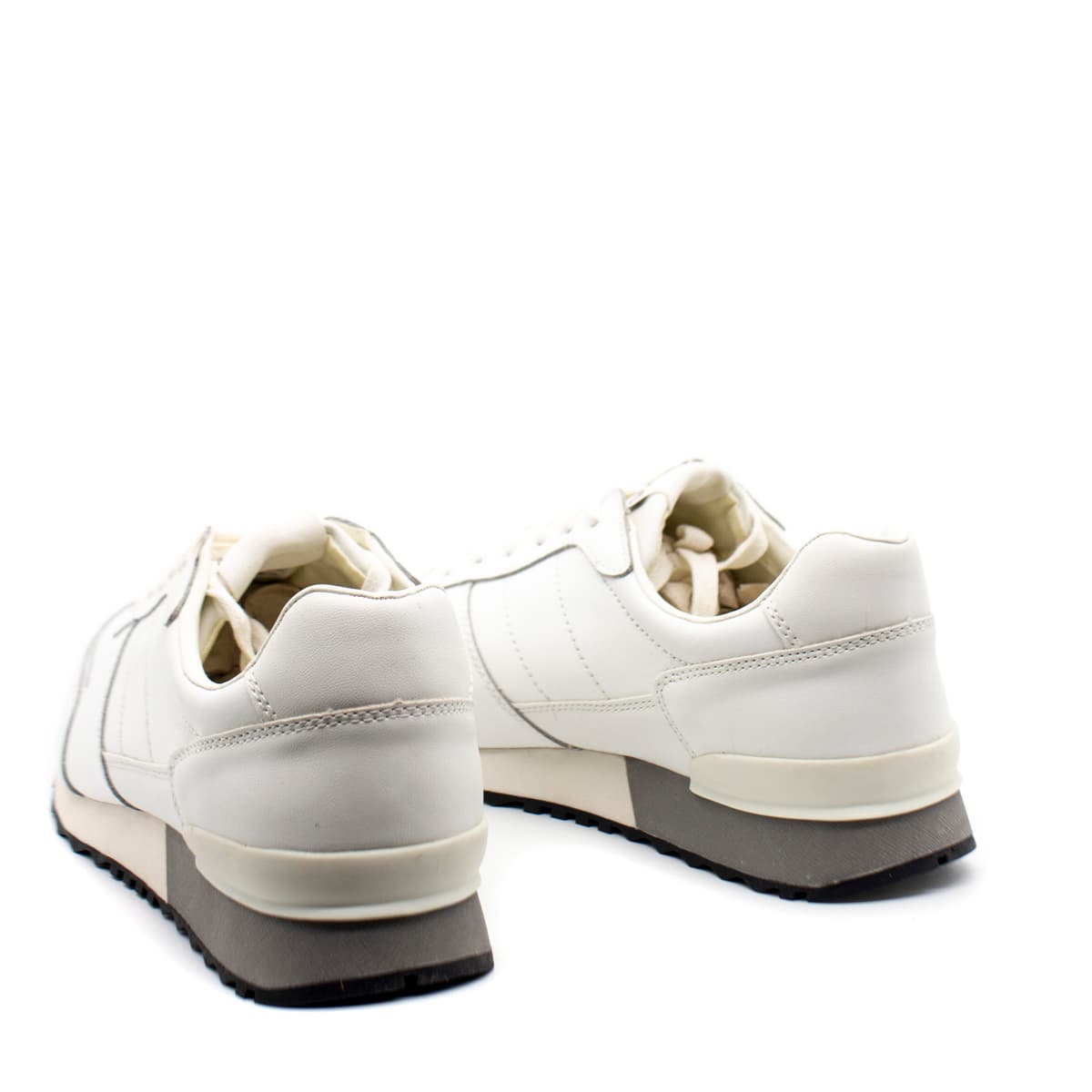 Ανδρικά Δερμάτινα Padova Sneakers Λευκά Padova Sneakers Λευκά Guess FM6PDVLEA12-WHITE