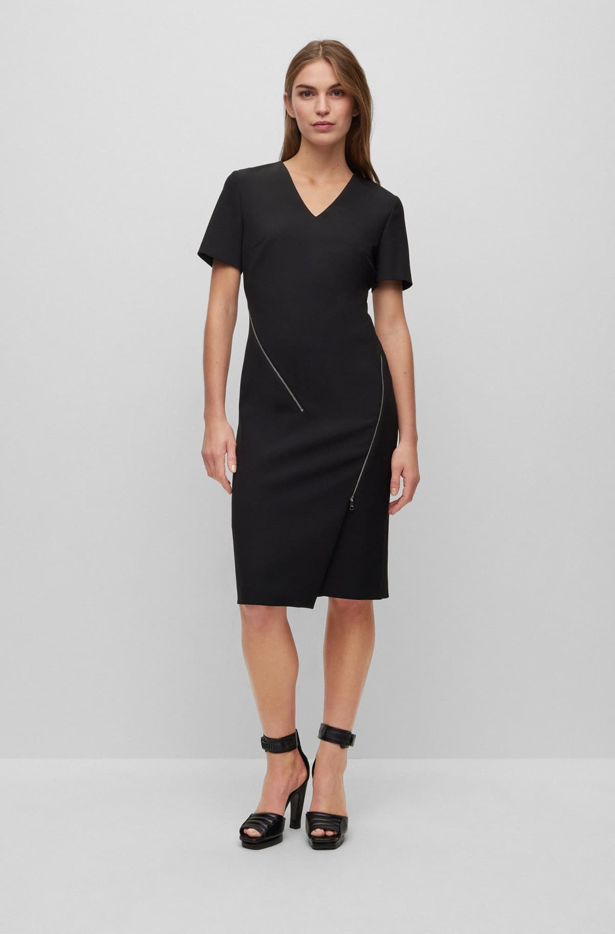 Γυναικείο Duzira Φόρεμα Μαύρο Boss 50496099-001