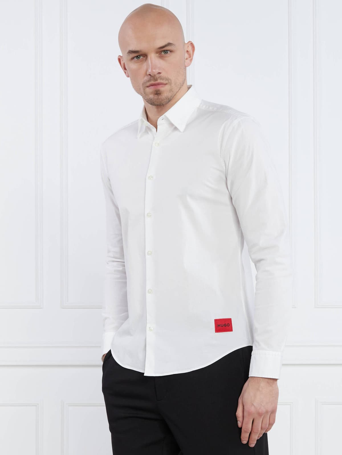 Ανδρικό Ermo Πουκάμισο Λευκό Hugo 50490733-199