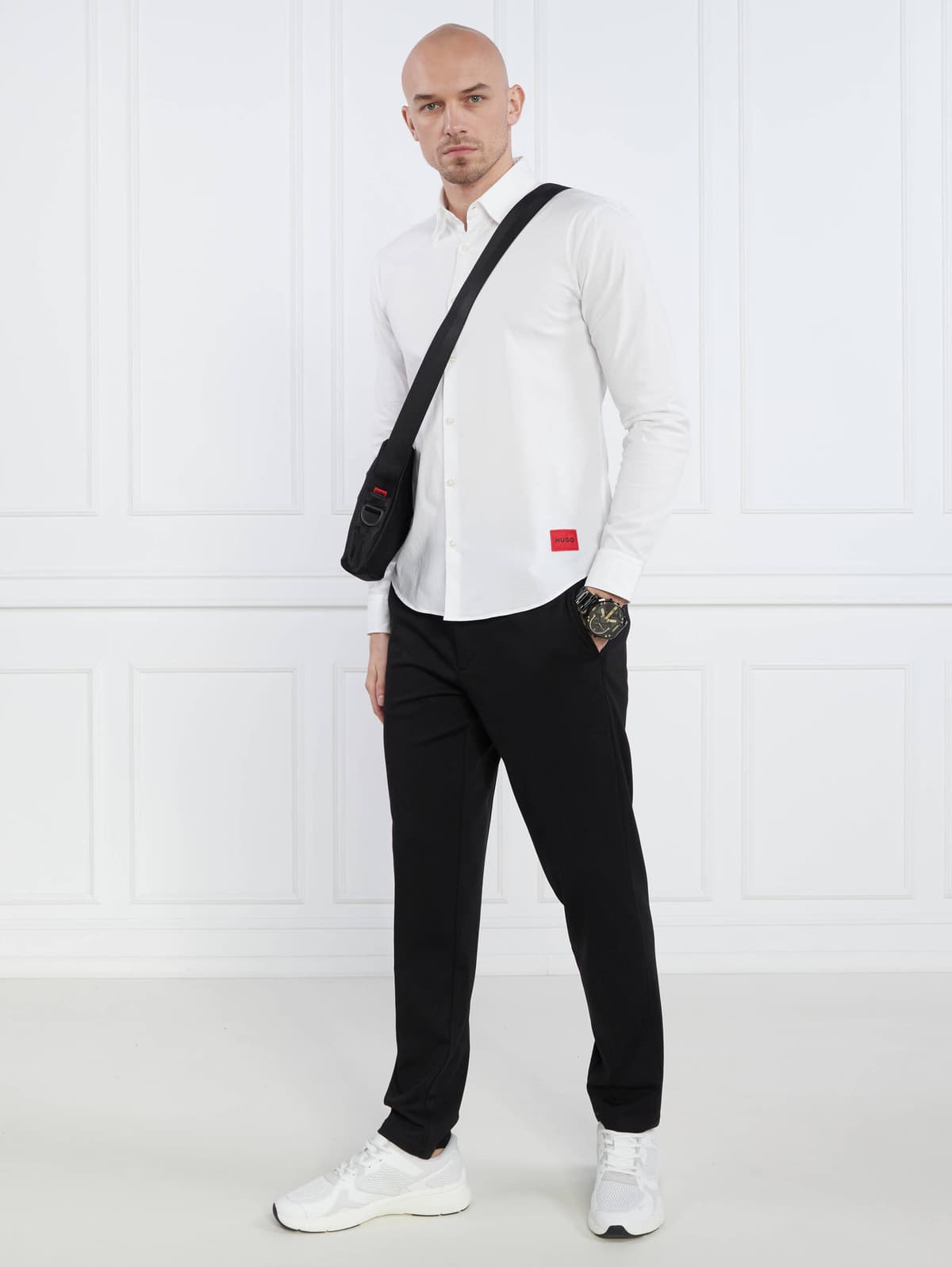 Ανδρικό Ermo Πουκάμισο Λευκό Hugo 50490733-199