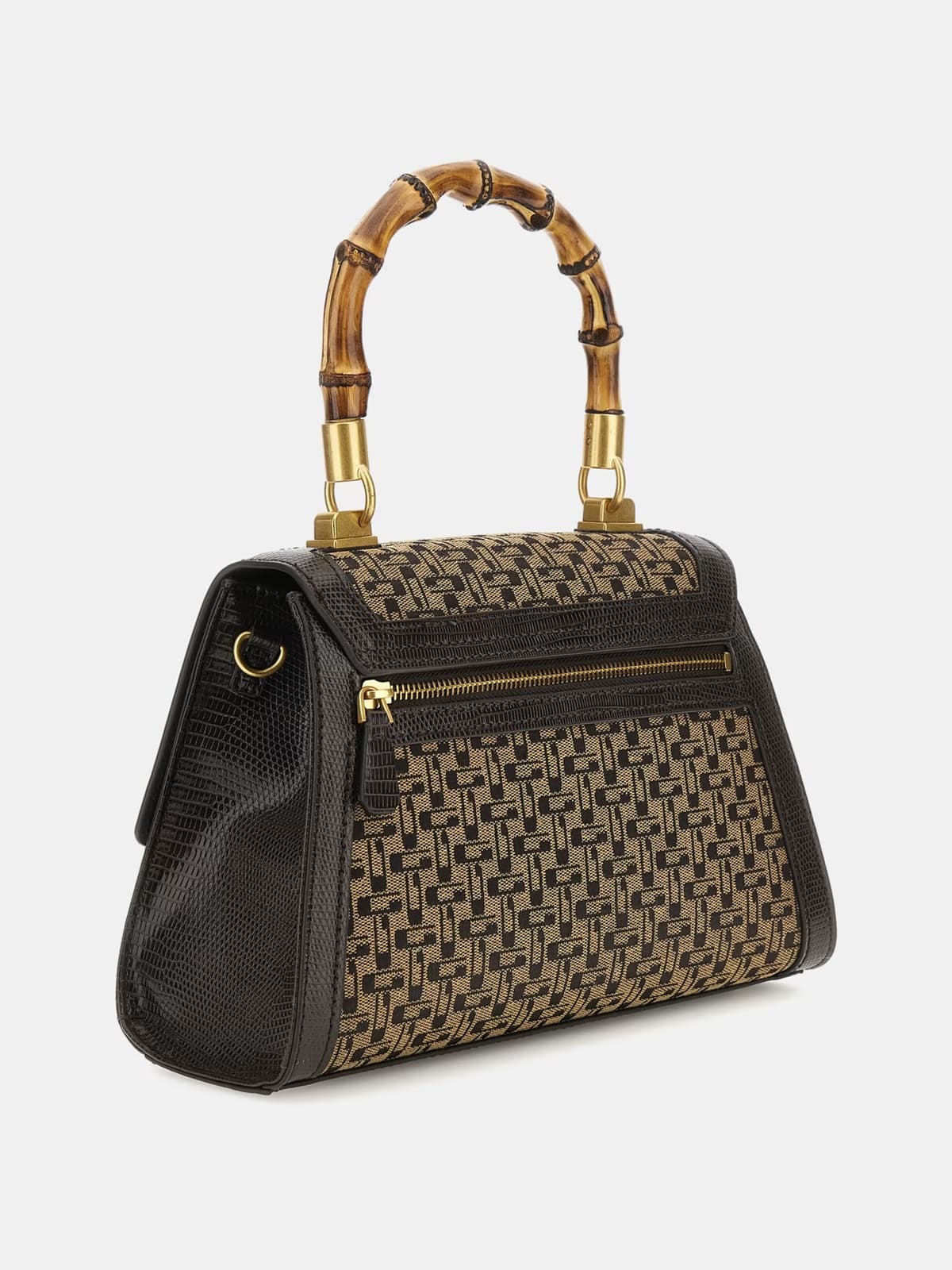 Γυναικεία Stephi Τσάντα Καφέ Guess HWJK7875210-BROWN LOGO