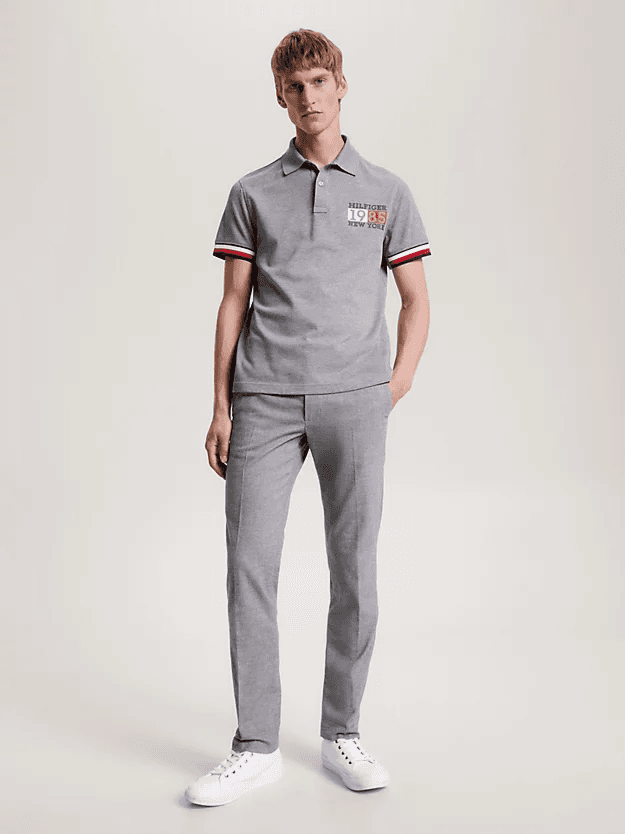 Ανδρικό Denton Παντελόνι Γκρι Tommy Hilfiger MW0MW21015-P91