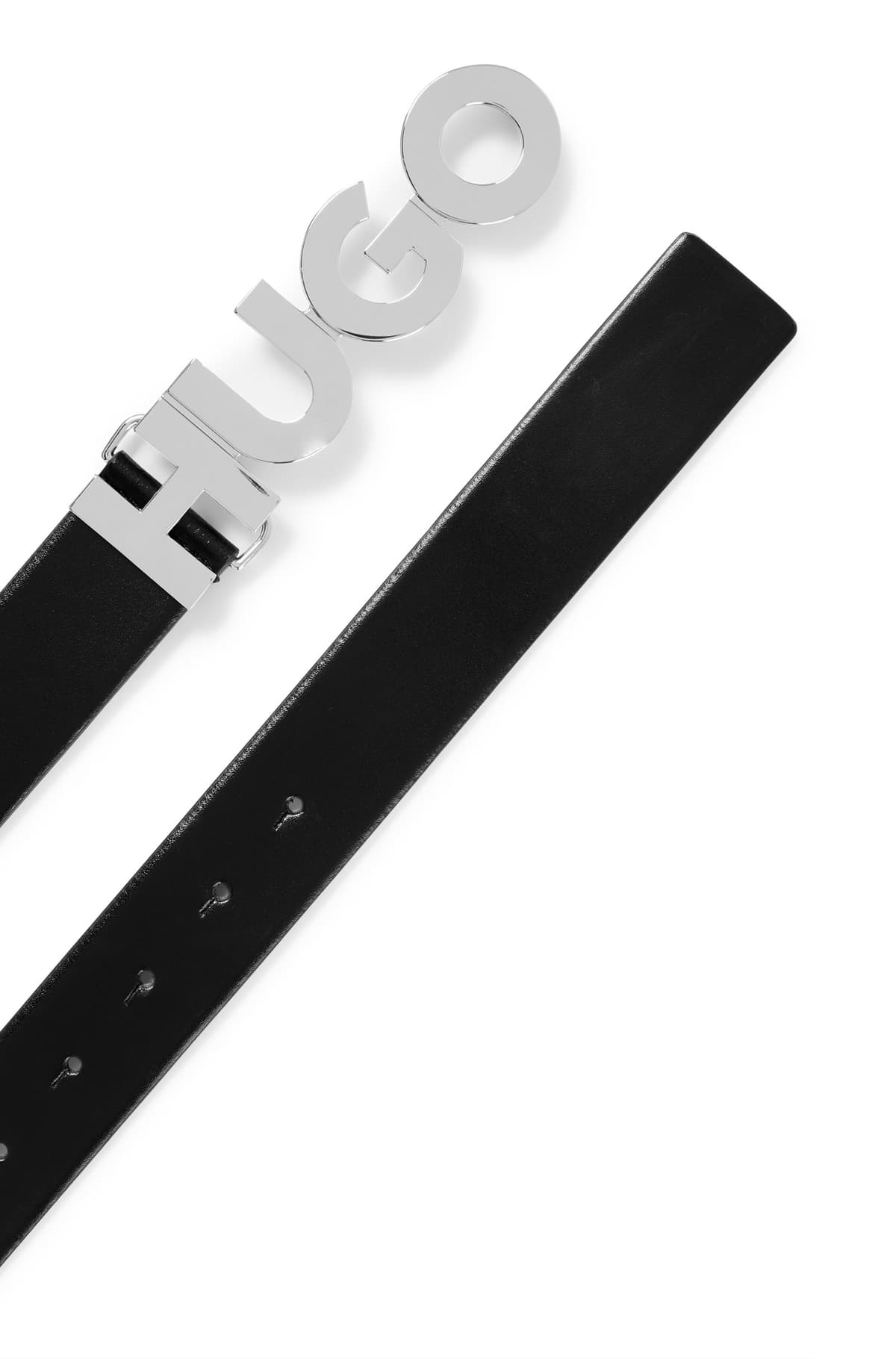 Γυναικεία Δερμάτινη Zula Ζώνη Μαύρη Hugo 50470629-001