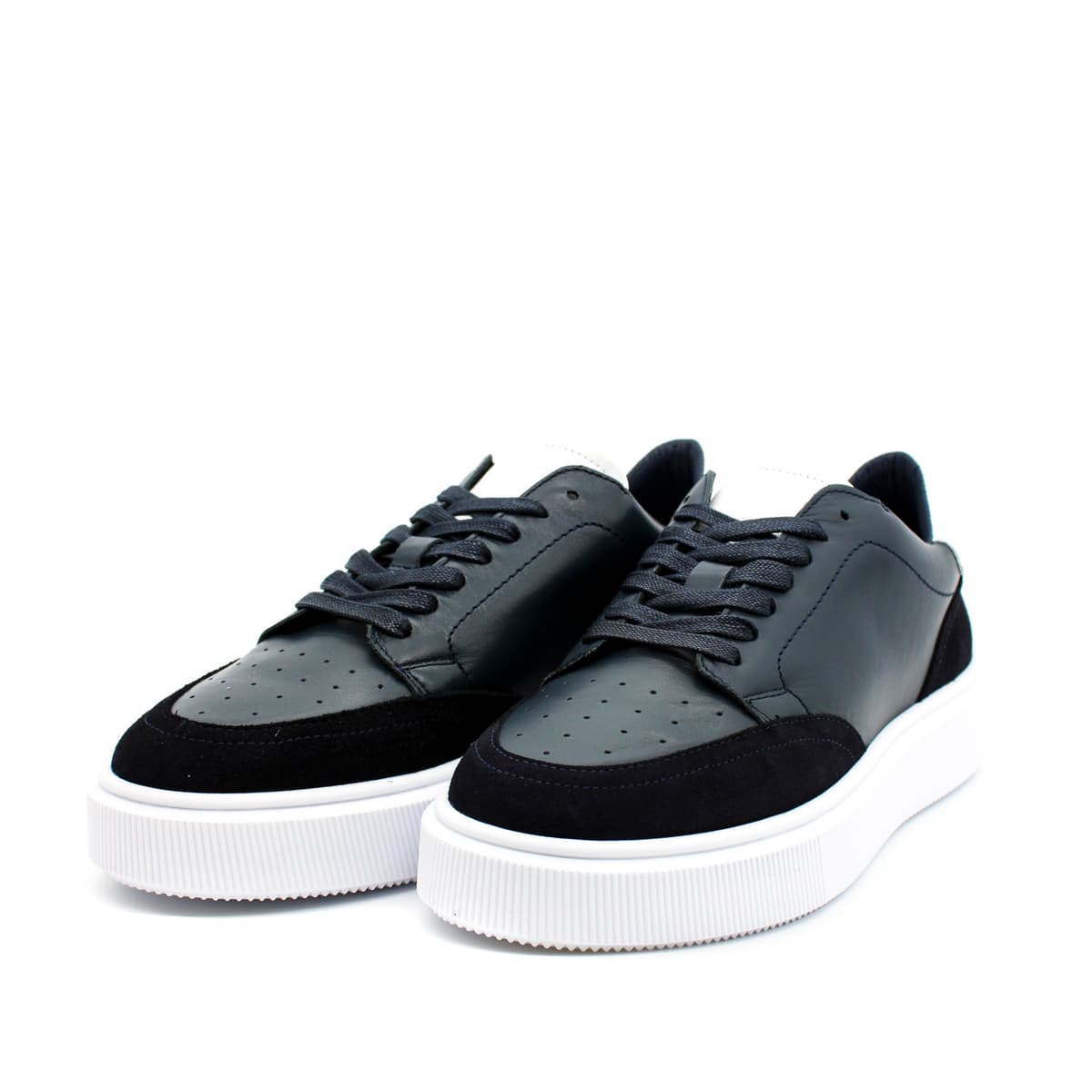 Ανδρικά Δερμάτινα Luigis Sneakers Navy Μπλε Ted Baker 270903-DK BLUE