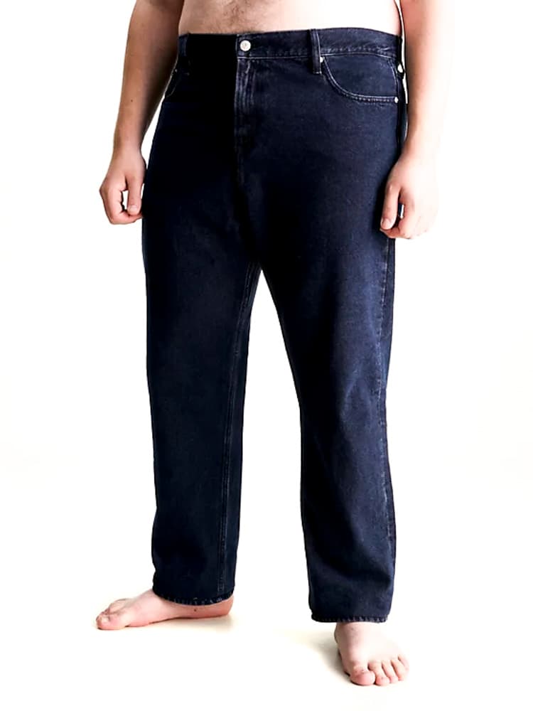 Ανδρικό Plus Size Τζιν Navy Μπλε Calvin Klein J30J323917-1BJ