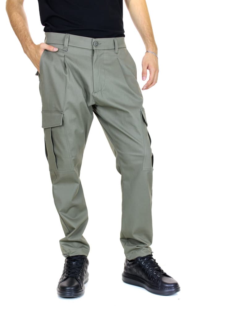 Ανδρικό Cargo Παντελόνι Λαδί Royal Denim TERAMO-FANCO