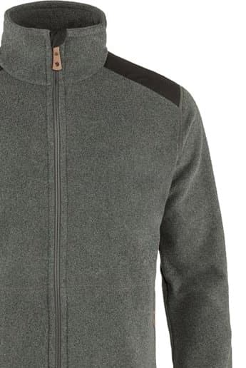 Ανδρική Sten Fleece Ζακέτα Γκρι Fjallraven 81765-030 Dark Grey