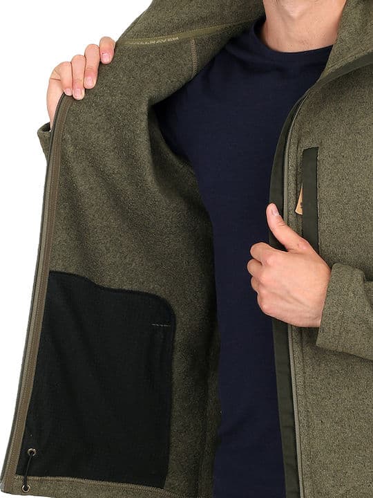 Ανδρική Buck Fleece M Ζακέτα Πράσινη Fjallraven 81328-625 662