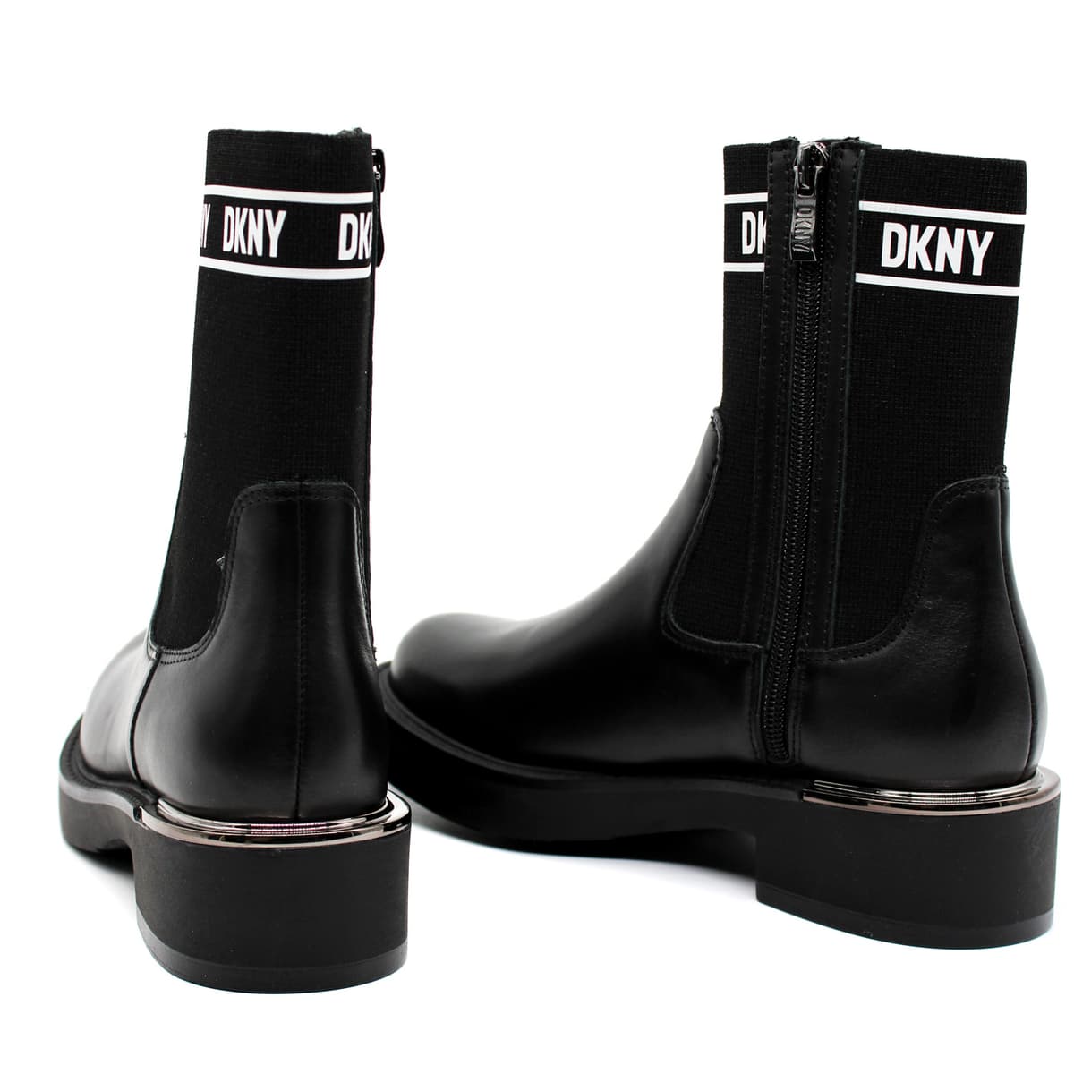 Γυναικεία Δερμάτινα Tully Μποτάκια Μαύρα DKNY K3317661-BLACK