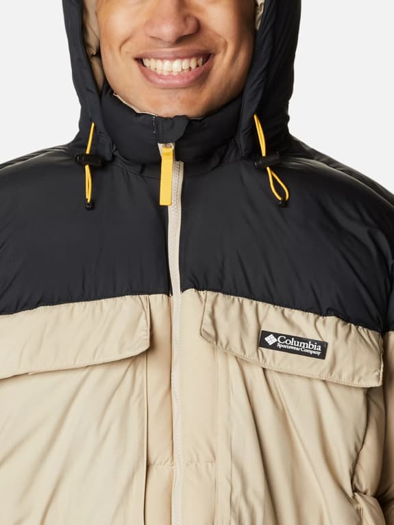 Ανδρικό Ballistic Ridge Oversized Puffer Μπουφάν Εκρού Columbia 2011261-278