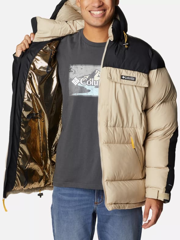 Ανδρικό Ballistic Ridge Oversized Puffer Μπουφάν Εκρού Columbia 2011261-278