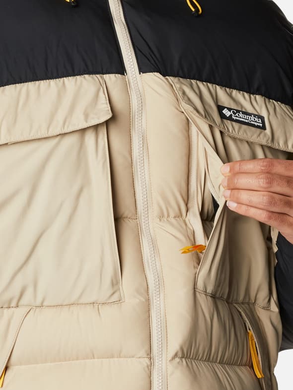 Ανδρικό Ballistic Ridge Oversized Puffer Μπουφάν Εκρού Columbia 2011261-278