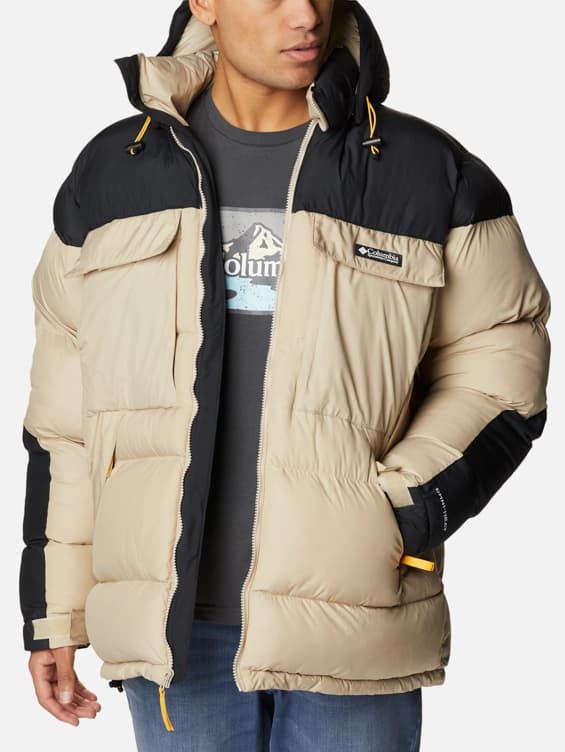 Ανδρικό Ballistic Ridge Oversized Puffer Μπουφάν Εκρού Columbia 2011261-278