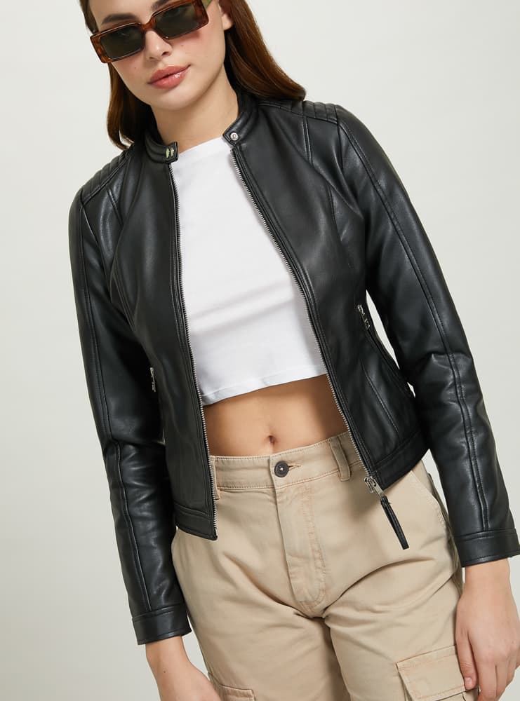 Γυναικείο Μπουφάν Μαύρο Alcott GB1010DO-BLACK