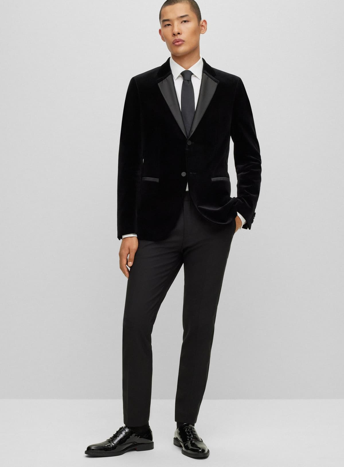 Ανδρικά Δερμάτινα Kerr Παπούτσια Μαύρα Hugo 50503685-001