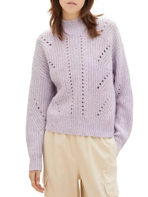 Women's Knitwear Tom Tailor Purple