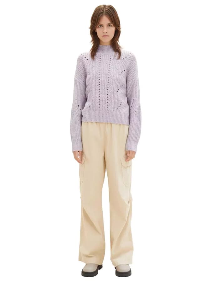 Γυναικείο Πουλόβερ Λιλά Tom Tailor 039508-34090