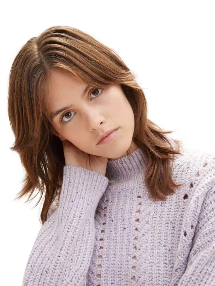 Γυναικείο Πουλόβερ Λιλά Tom Tailor 039508-34090