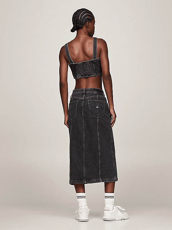 Γυναικείο Τζιν Skinny Top Μαύρο Tommy Jeans DW0DW17699-1BZ