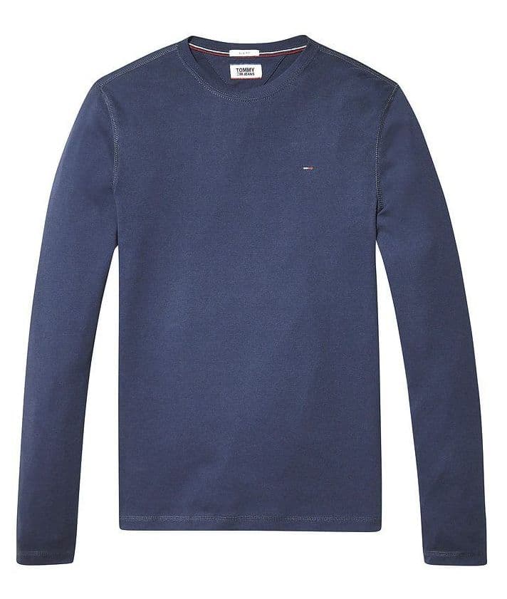 Ανδρικό Μακρυμάνικο T-shirt Navy Μπλε Tommy Jeans DM0DM04409-002