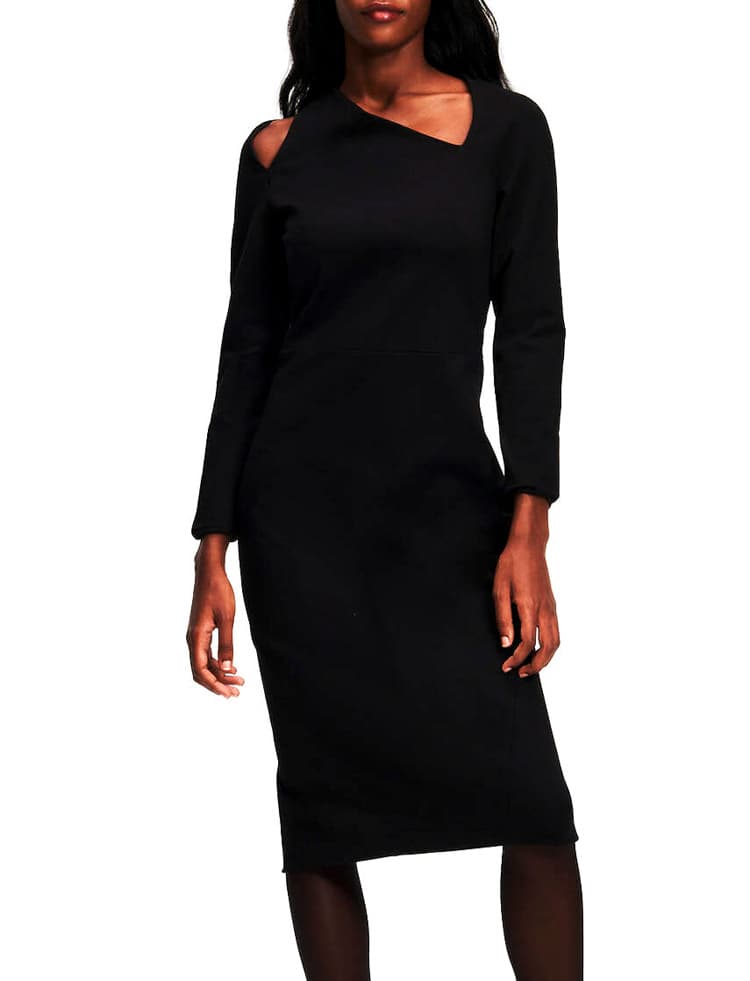 Γυναικείο Archive Punto Φόρεμα Μαύρο Karl Lagerfeld 240W1304-999 BLACK