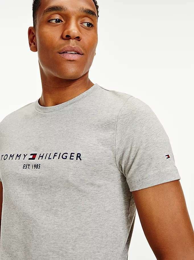 Ανδρικό T-shirt Γκρι Tommy Hilfiger MW0MW11465-501