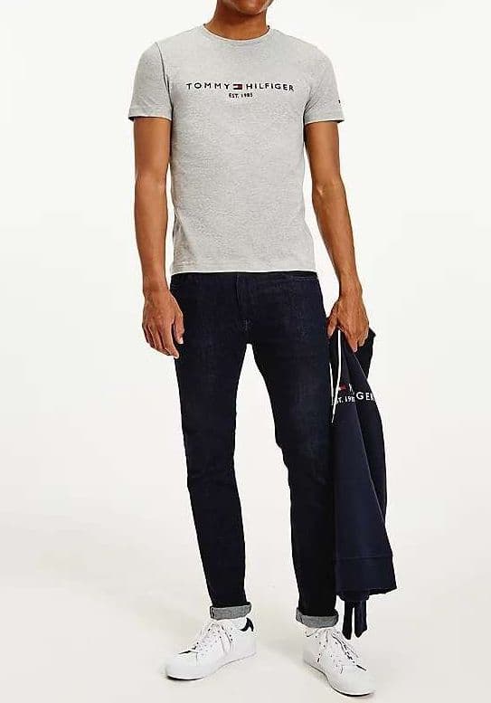 Ανδρικό T-shirt Γκρι Tommy Hilfiger MW0MW11465-501