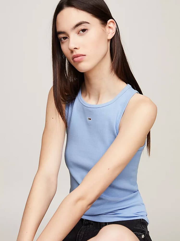 Γυναικείο Essential Αμάνικο Τοπ Γαλάζιο Tommy Jeans DW0DW17382-C3S