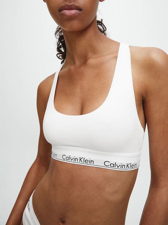 Γυναικείο Μπουστάκι Λευκό Calvin Klein 0000F3785E-100