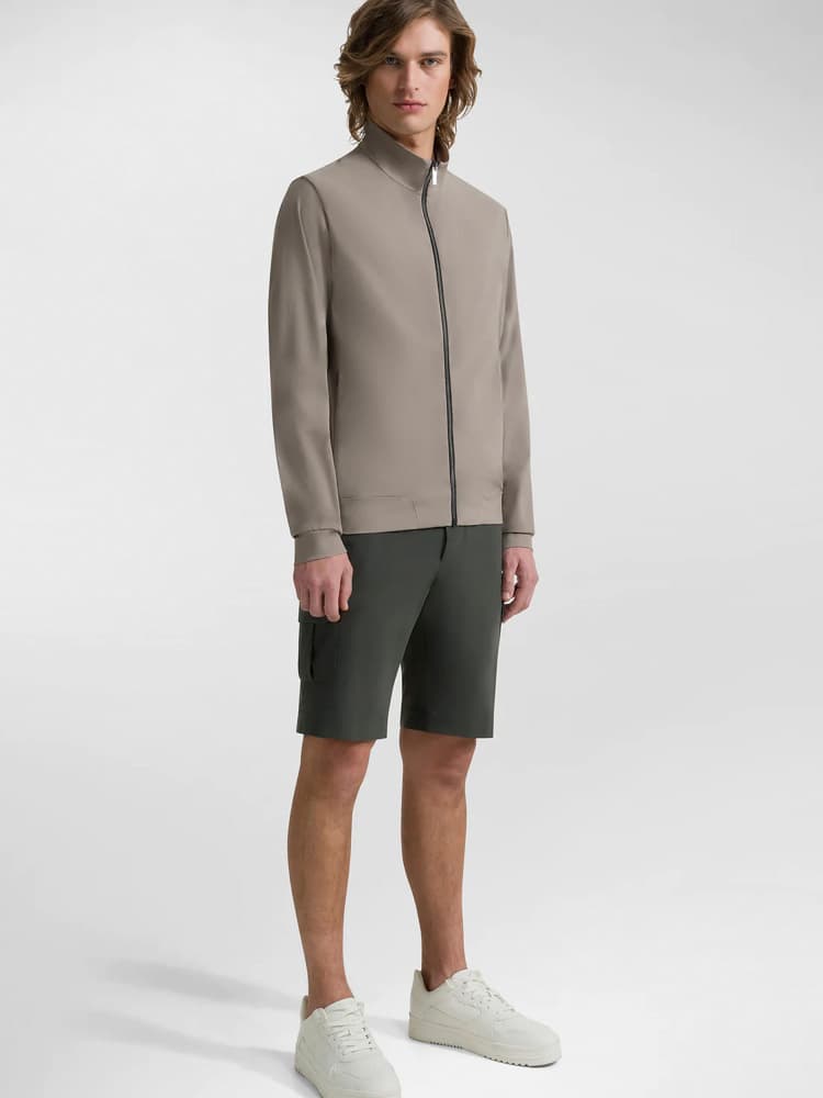 Ανδρική Ζακέτα Μπεζ RRD 24151-TORTORA