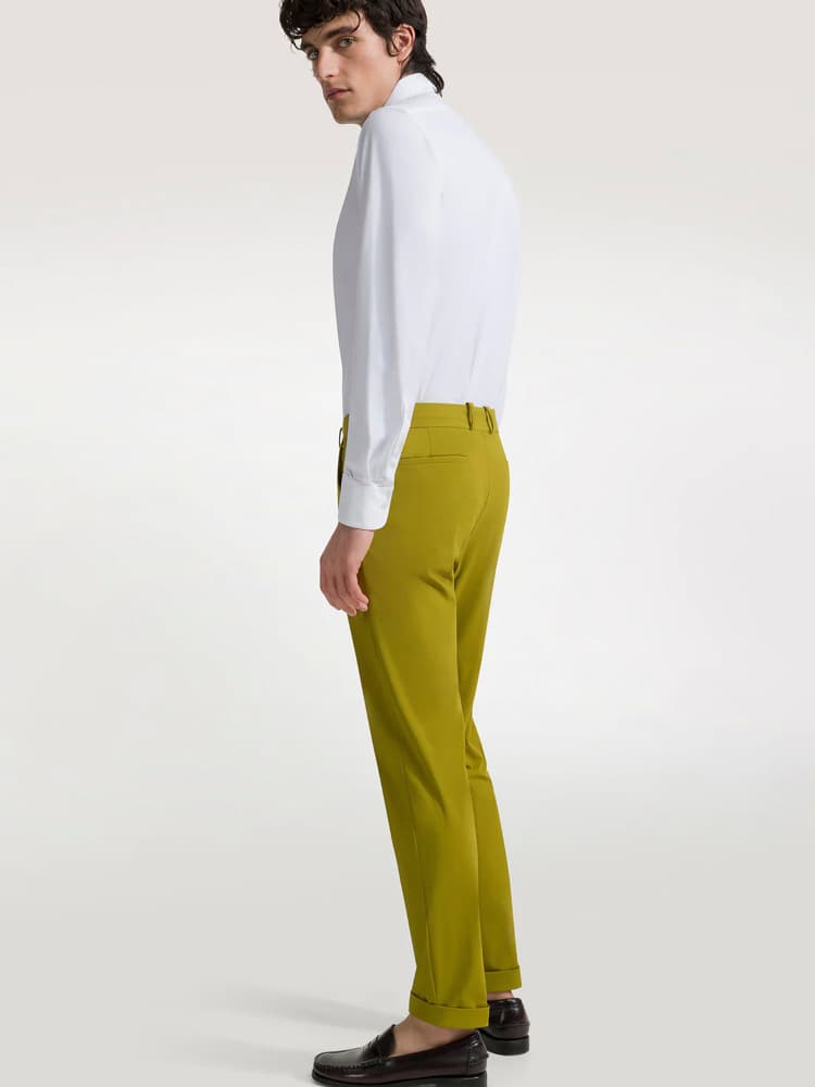 Ανδρικό Stretch Πουκάμισο Λευκό RRD 24251-BIANCO