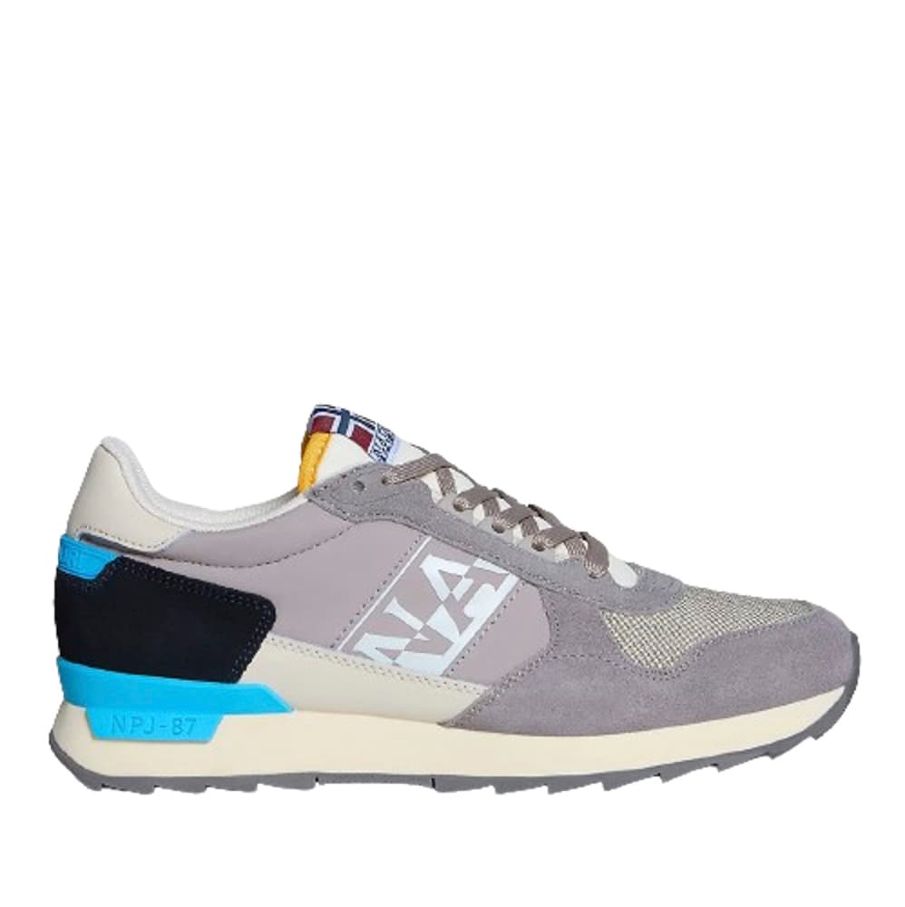 Ανδρικά Δερμάτινα Stab Sneakers Γκρι Napapijri NP0A4I79-Z281