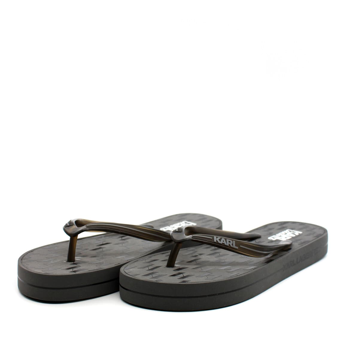 Γυναικείες Monogram Σαγιονάρες Γκρι Karl Lagerfeld KL81013-GREY