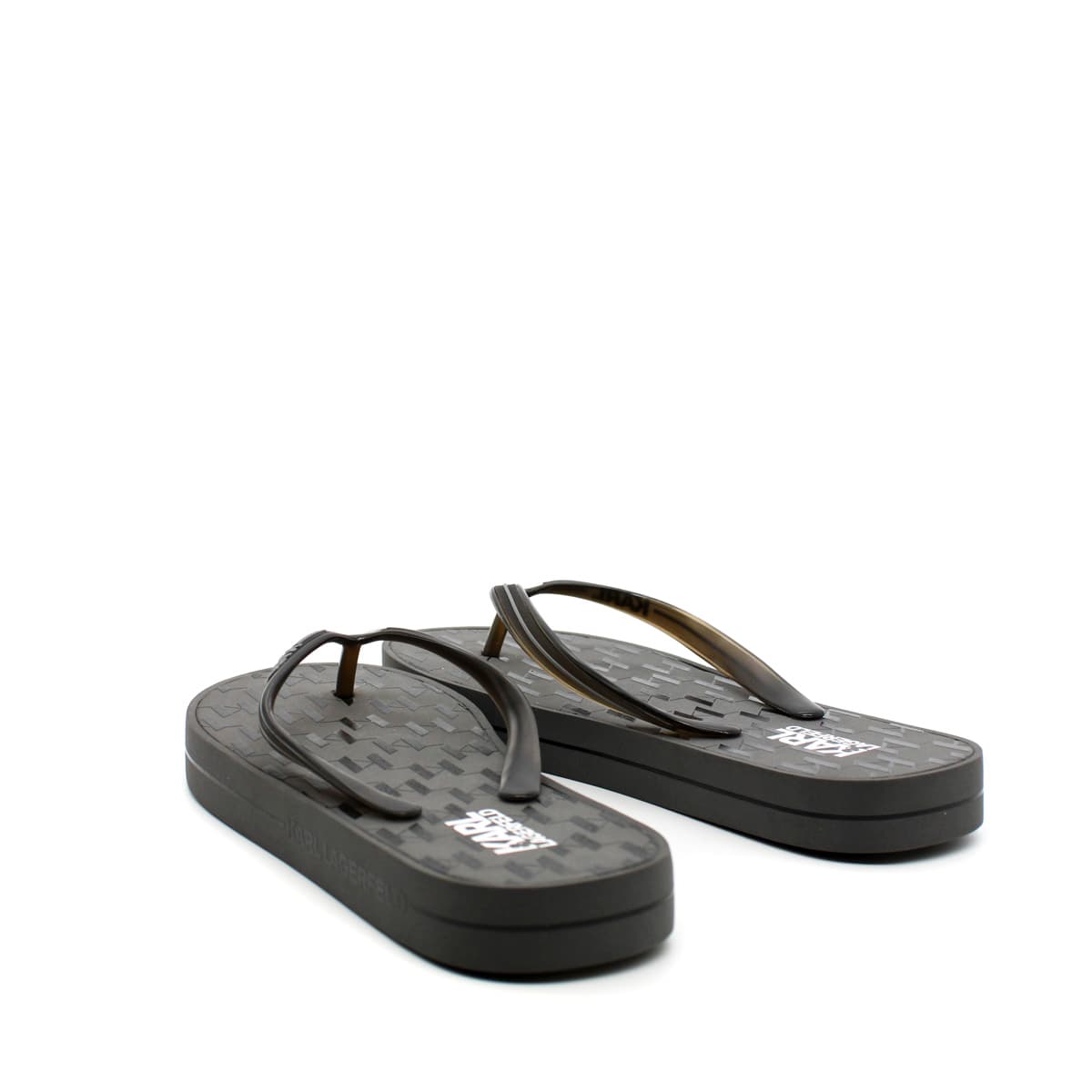 Γυναικείες Monogram Σαγιονάρες Γκρι Karl Lagerfeld KL81013-GREY