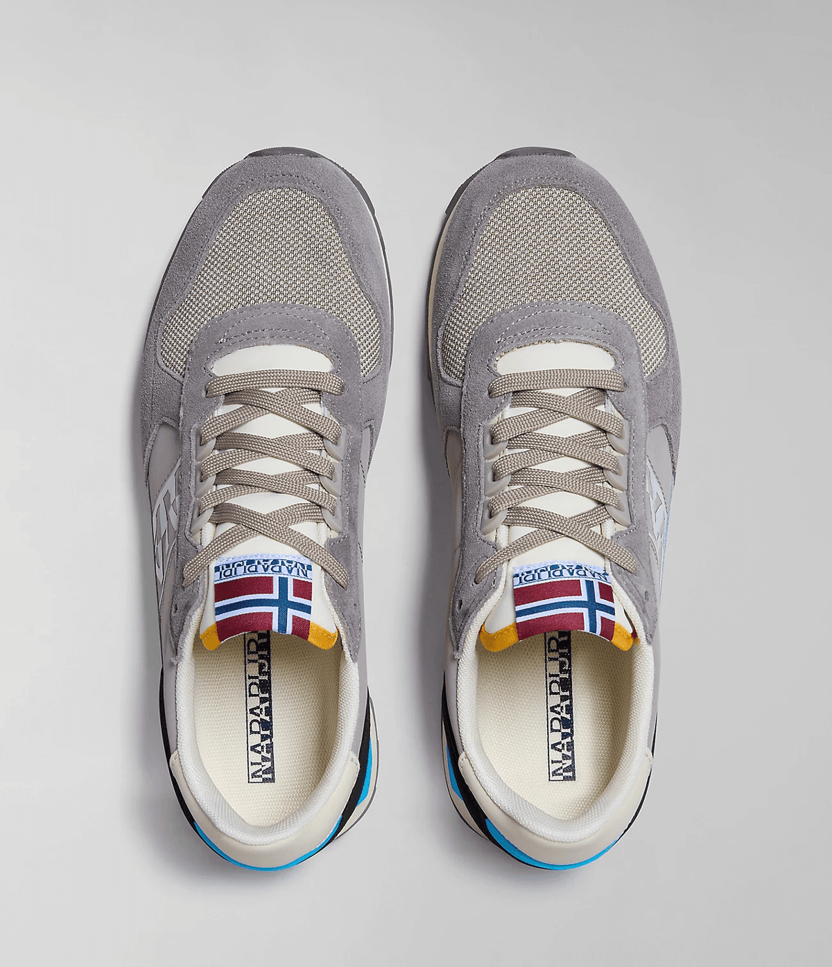 Ανδρικά Δερμάτινα Stab Sneakers Γκρι Napapijri NP0A4I79-Z281