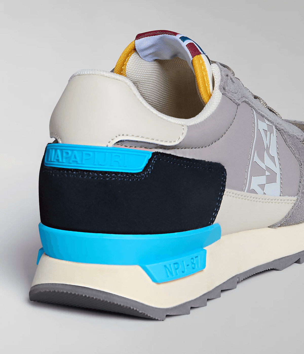 Ανδρικά Δερμάτινα Stab Sneakers Γκρι Napapijri NP0A4I79-Z281