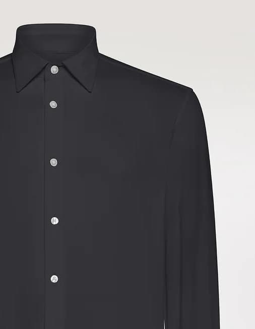 Ανδρικό Stretch Πουκάμισο Blue Black RRD 24251-BLUE BLACK