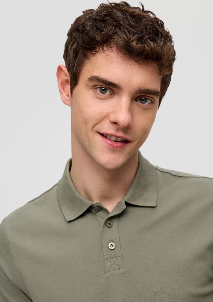 Ανδρικό Polo Λαδί S.Oliver 2140707-7380