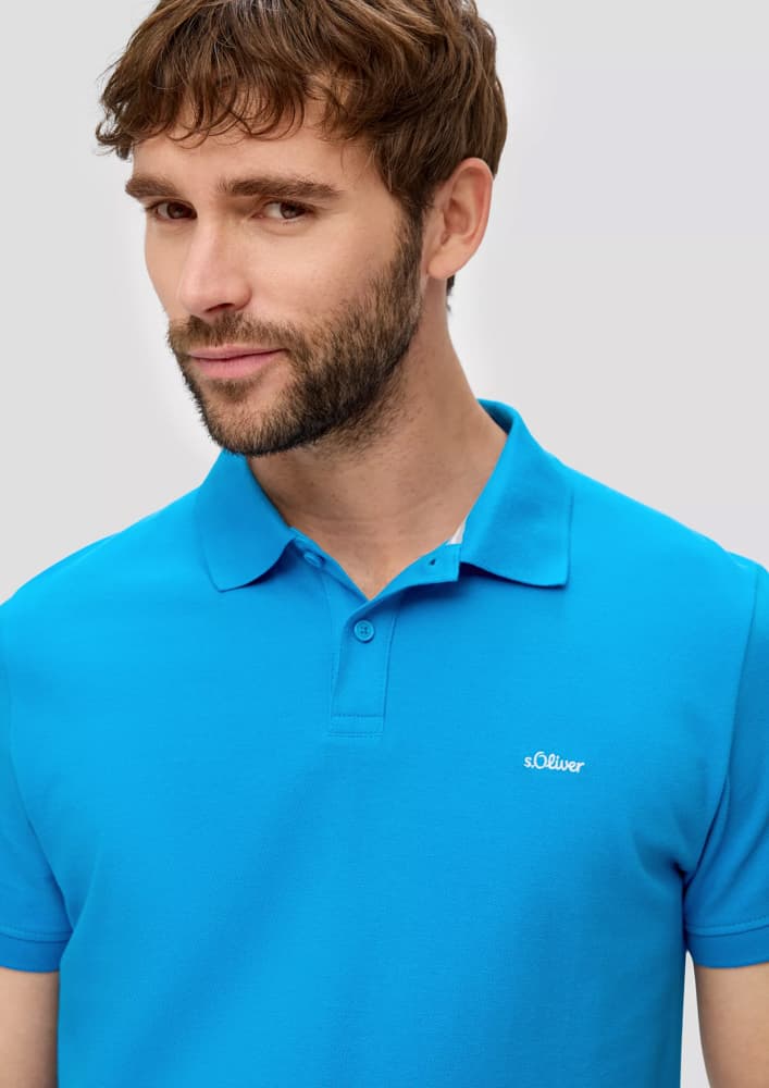 Ανδρικό Polo Τυρκουάζ S.Oliver 2143941-6290